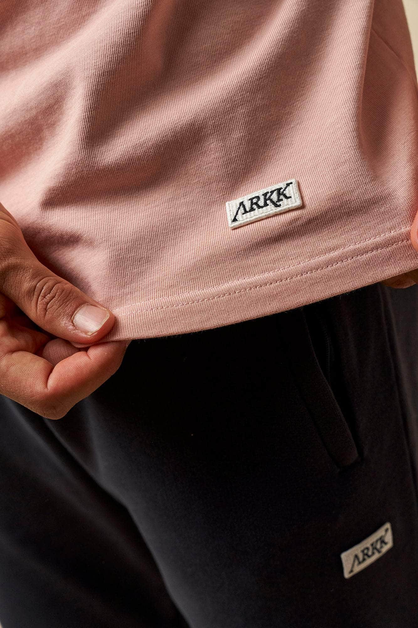 ARKK Apparel ARKK Box Logo Tee | Rose Blush T-Shirt